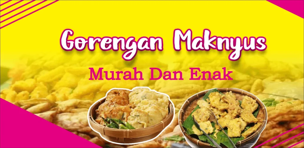 Download Contoh Desain Banner Spanduk Gorengan Unik Menarik