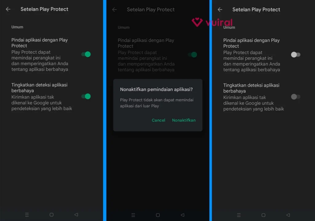Cara Menonaktifkan Google Play Protect Service