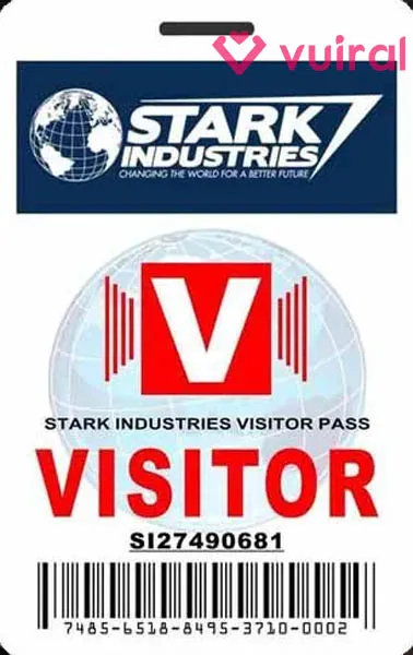 Contoh Desain Id Card perusahaan Khusus Tamu Contoh Desain Id Card perusahaan Khusus Tamu