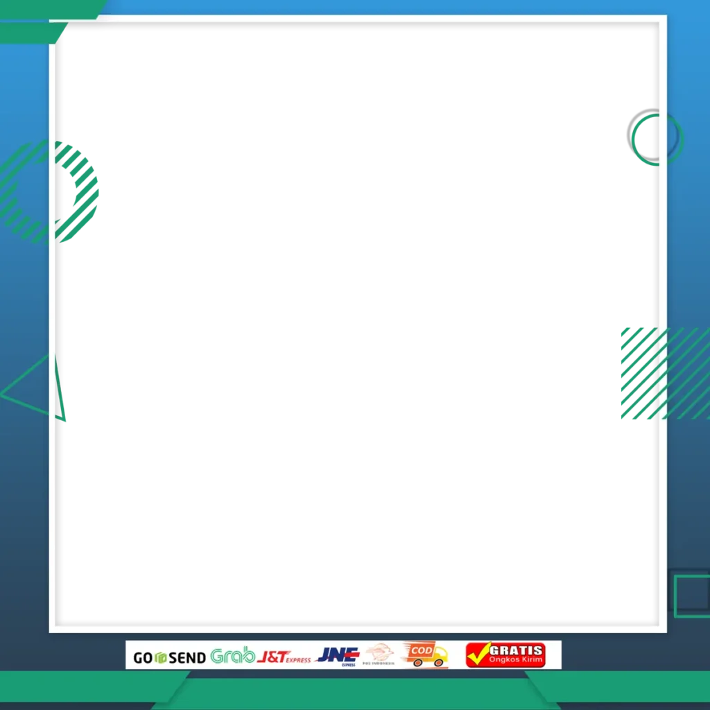 Contoh template frame produk marketplace PNG HD 3