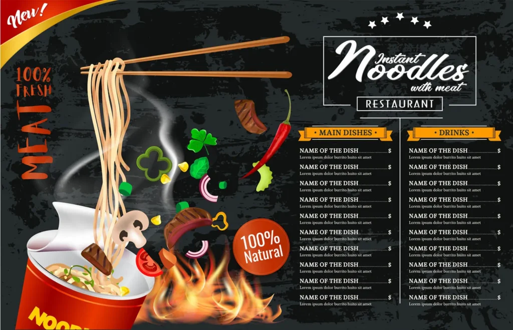 Template Desain Daftar Menu Keren