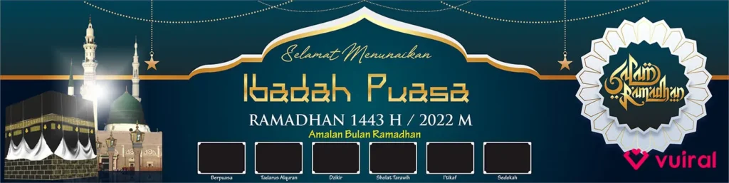 Download Contoh Desain Spanduk Banner Marhaban Ya Ramadhan 2