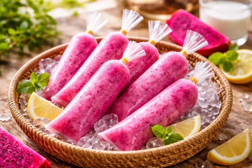 Resep Es Lilin Lembut Buah Naga: Segar, Creamy, dan Disukai Anak