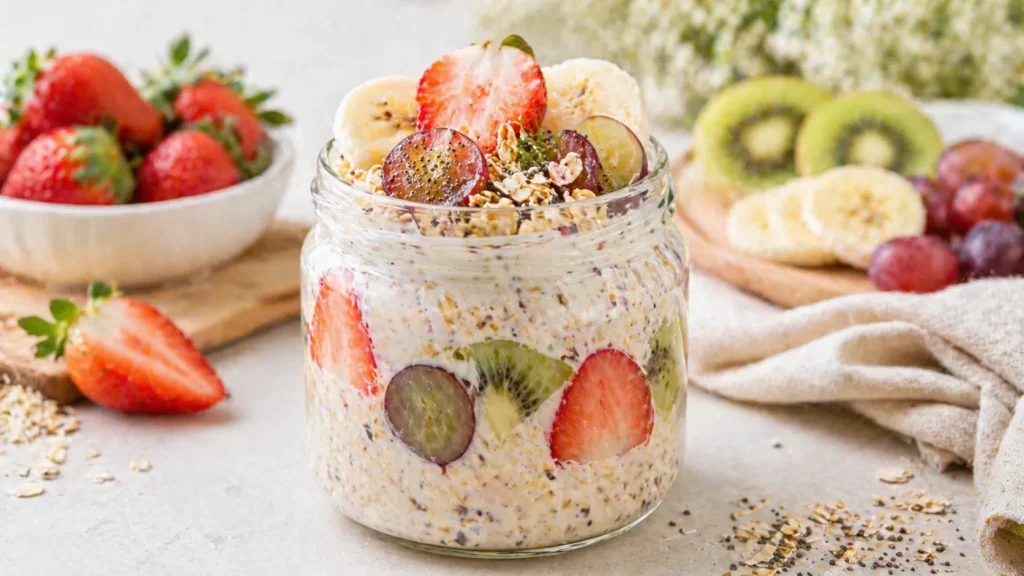 Resep Overnight Oats: Sarapan Sehat Praktis dan Mengenyangkan