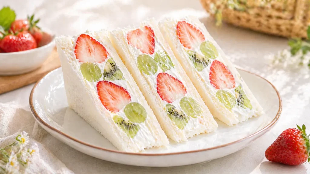 Resep Roti Sandwich Cream Buah: Lembut, Segar, dan Cantik untuk Camilan Sehat