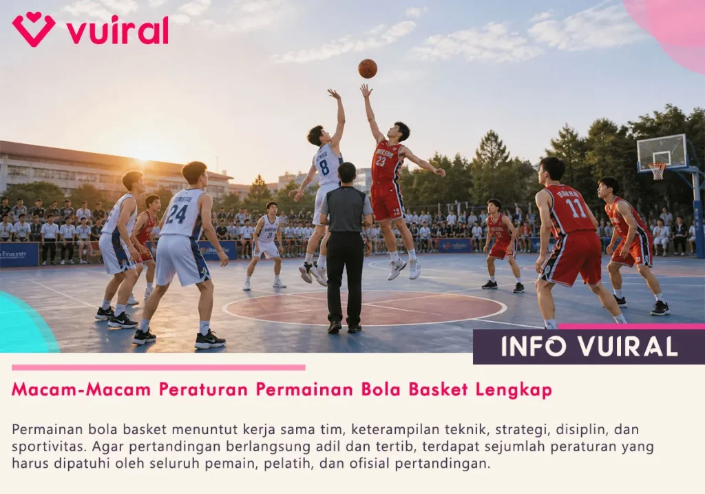 Macam-Macam Peraturan Permainan Bola Basket Lengkap