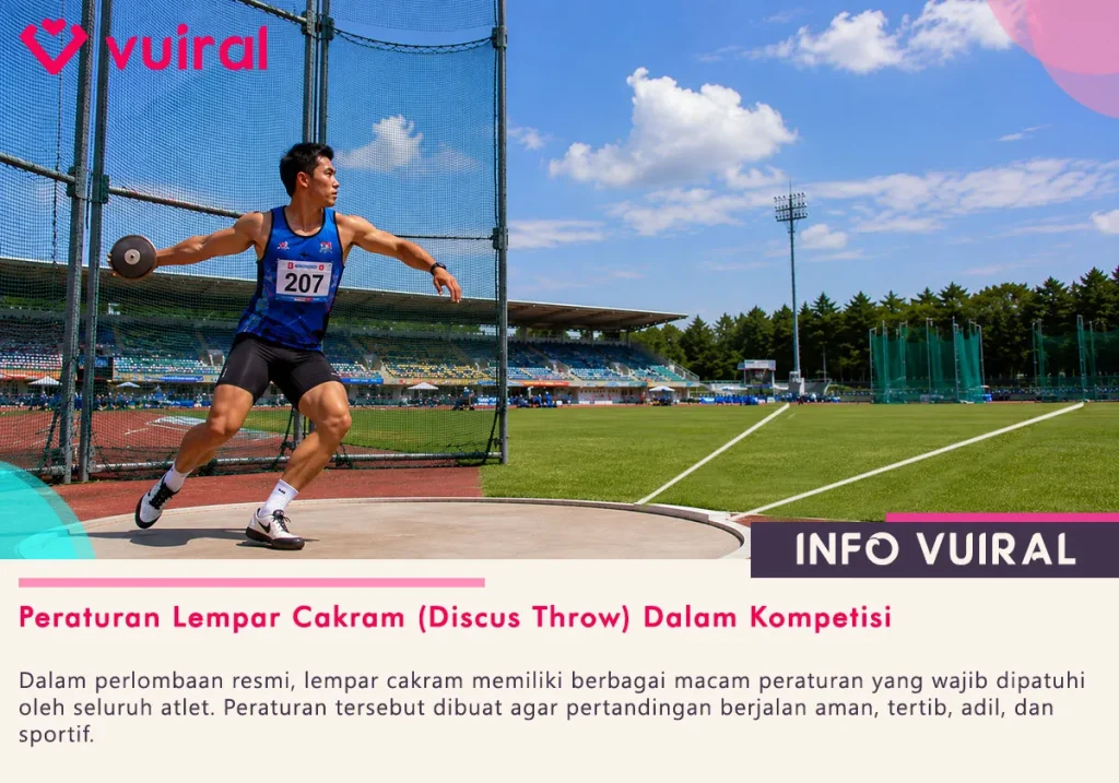 Peraturan Lempar Cakram (Discus Throw) Dalam Kompetisi