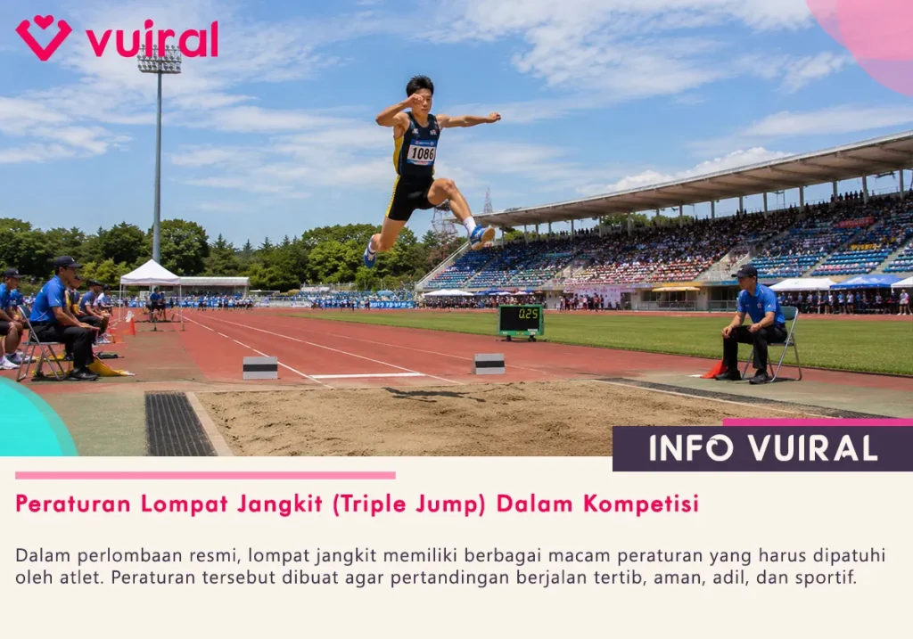 Peraturan Lompat Jangkit (Triple Jump) Dalam Kompetisi