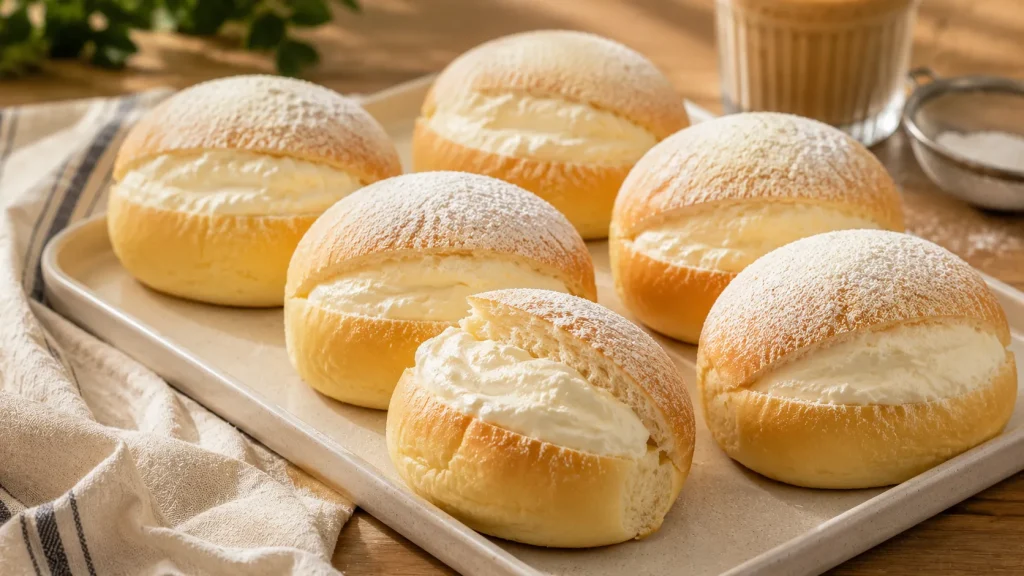 Resep Milk Bun Thailand: Roti Lembut dengan Isian Krim Dingin yang Ringan